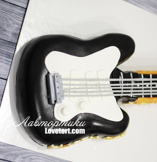 купить торт в виде гитары