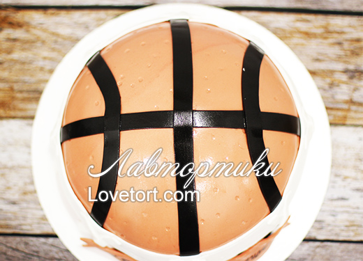 Торт Баскетбольный мяч из мастики