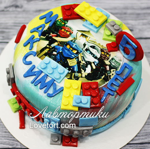 Торт Лего Ниндзя на День рождения