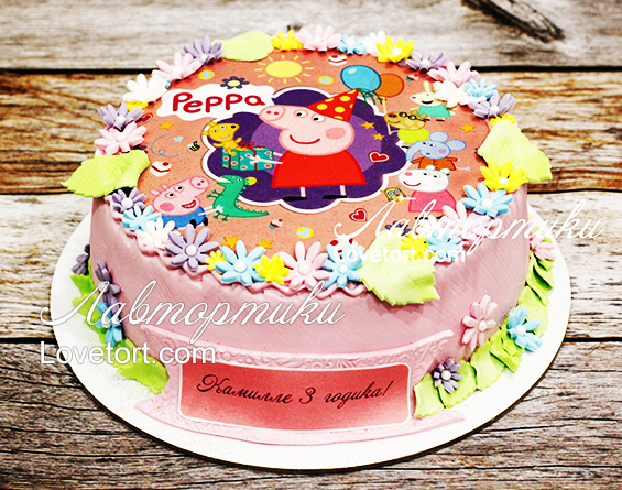 Торт Свинка Пеппа на День рождения