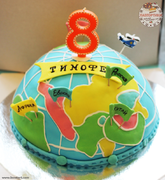 Торт Глобус