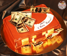 Торт Чемодан денег