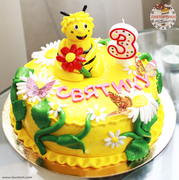 торт пчелка