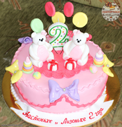 Торт 2 медвежонка