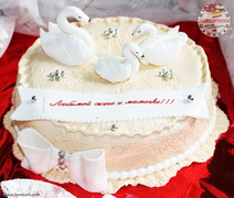 Торт Лебеди