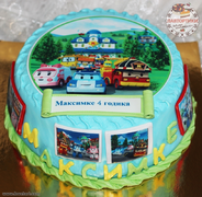 Торт Робокар Поли