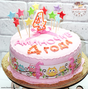 торт для девочки на 4 года