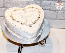 торт на серебряную свадьбу