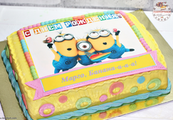 фототорт миньоны