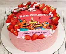 торт на день рождения девочке 4 года