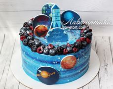 торт с планетами
