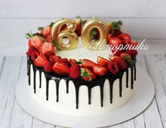 Торт без мастики на 60 лет