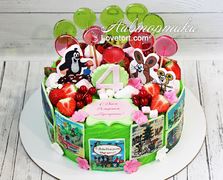 торт на 4 года для девочки на День рождения