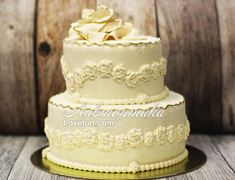 нежный свадебный торт