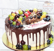 Ягодный торт Сова