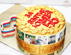 Торт на юбилей 55 лет