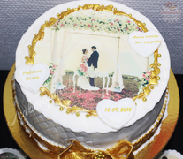 Торт Свадьба с капкейками