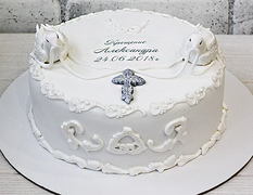 торт на крещение