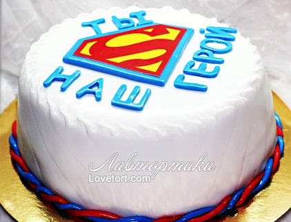 купить торт супермен
