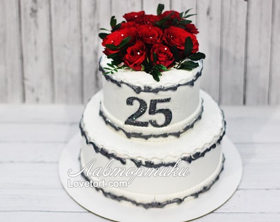 купить торт на 25 лет свадьбы