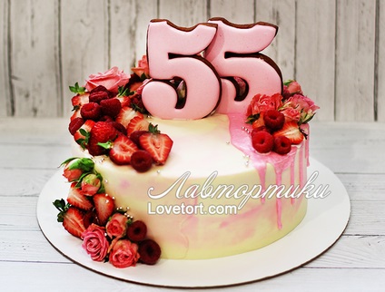 купить торт на 55 лет женщине