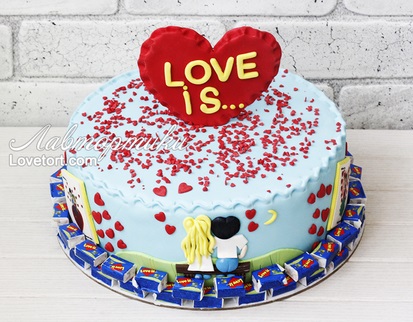 купить торт love is