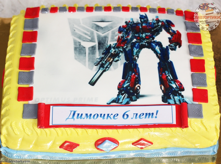 заказать торт трансформеры