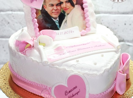 заказать торт на годовщину свадьбы 1 год