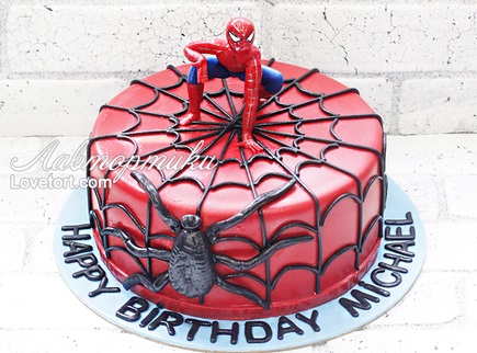 заказать торт человек-паук
