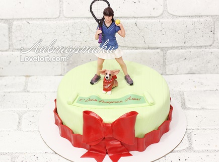 заказать торт для теннисистки