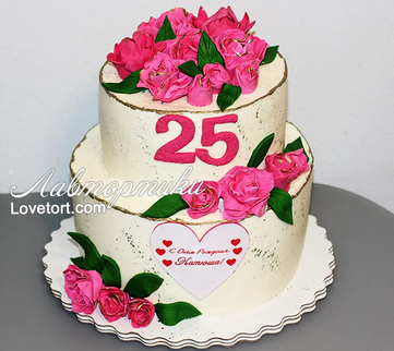 заказать торт на 25 лет дочери
