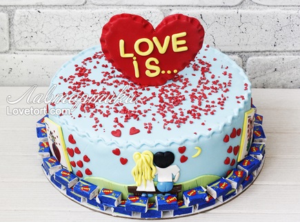 заказать торт love is