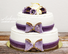 торт бело-фиолетовый на заказ
