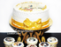 свадебный торт в золотом цвете на заказ